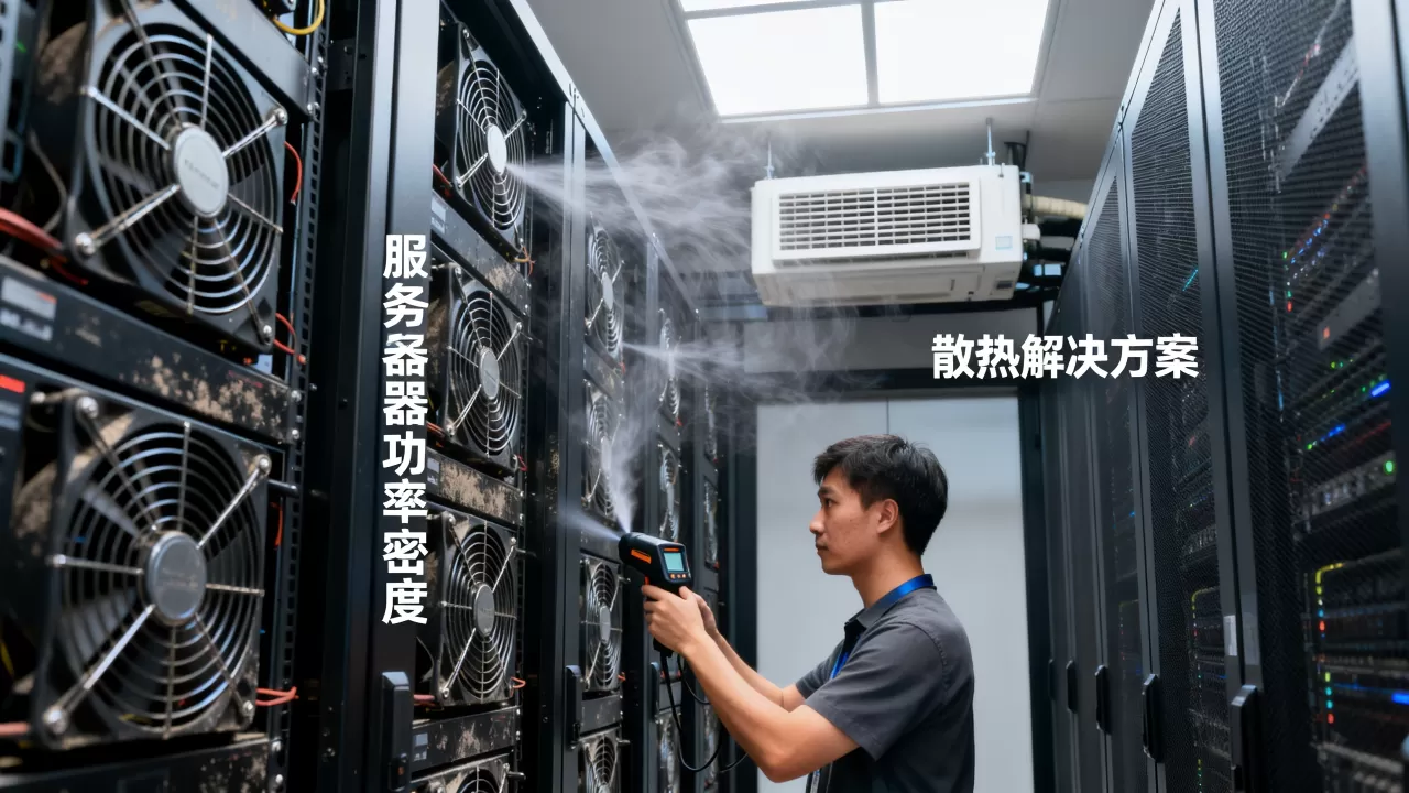 服务器功率密度上升带来哪些挑战,数据中心散热如何应对高密度部署 服务器功率密度上升带来哪些挑战,数据中心散热如何应对高密度部署