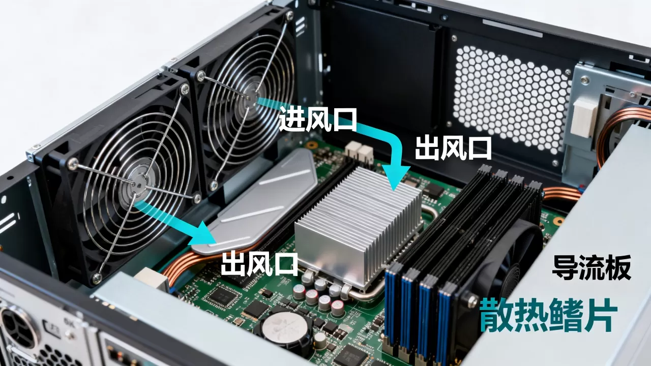服务器风冷散热风道设计原理是什么?风道设计要点有哪些 服务器风冷散热风道设计原理是什么?风道设计要点有哪些