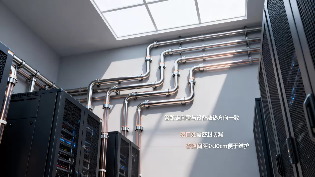 液冷方案对机房管路布置有什么要求?管路布置要点, 液冷方案对机房管路布置有什么要求?管路布置要点,
