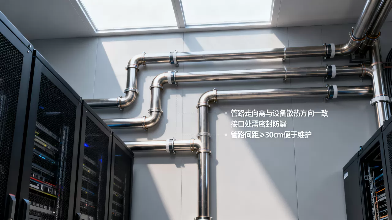 液冷方案对机房管路布置有什么要求?管路布置要点, 液冷方案对机房管路布置有什么要求?管路布置要点,
