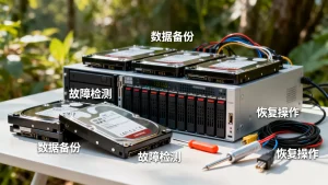 硬盘故障后磁盘阵列如何保护数据，数据恢复要注意什么