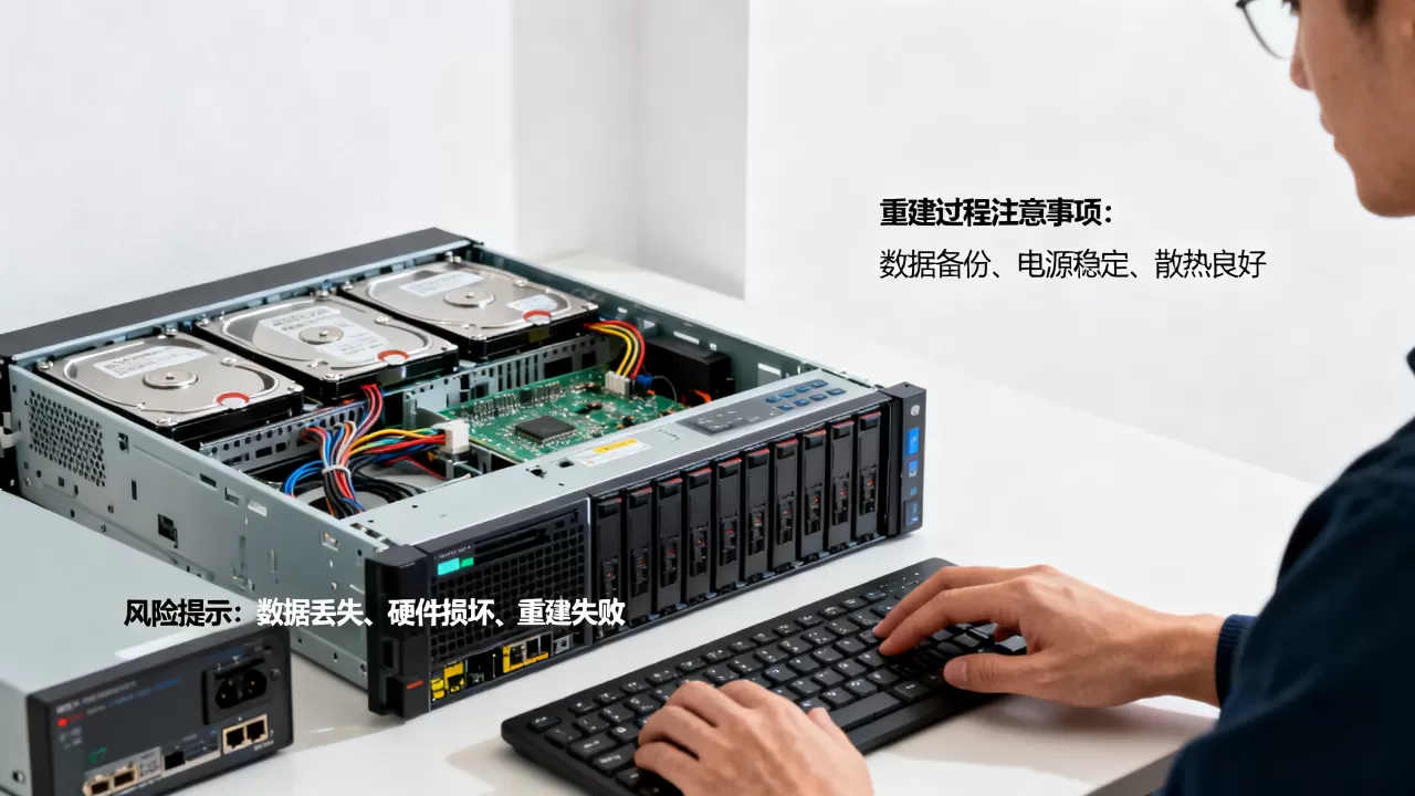 磁盘阵列重建过程需要注意什么,磁盘阵列重建风险有哪些 磁盘阵列重建过程需要注意什么,磁盘阵列重建风险有哪些