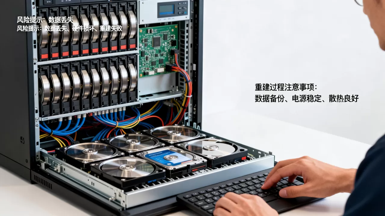 磁盘阵列重建过程需要注意什么,磁盘阵列重建风险有哪些 磁盘阵列重建过程需要注意什么,磁盘阵列重建风险有哪些