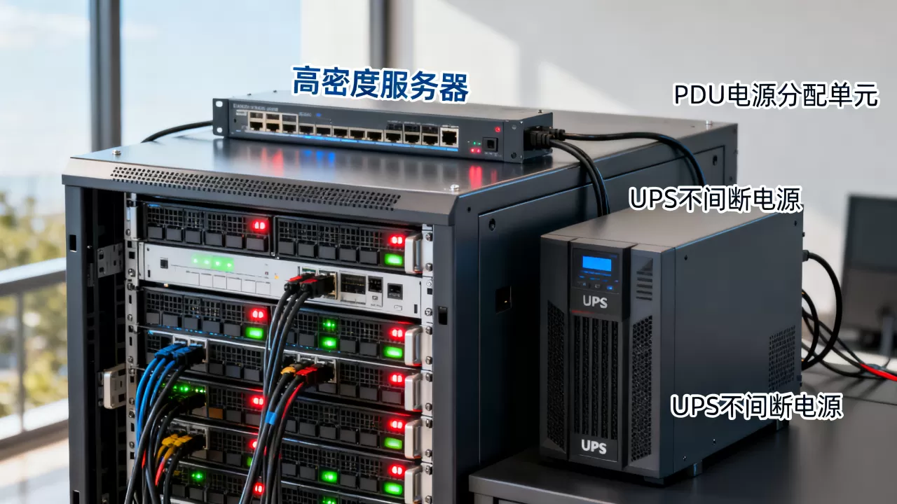 高密度服务器对供电有什么要求，机房供电配置方案