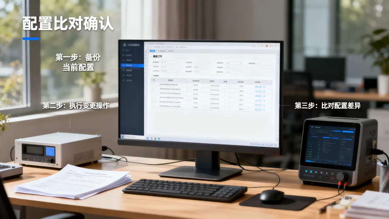 变更操作前后为什么要做配置比对确认?配置比对确认步骤详解 变更操作前后为什么要做配置比对确认?配置比对确认步骤详解