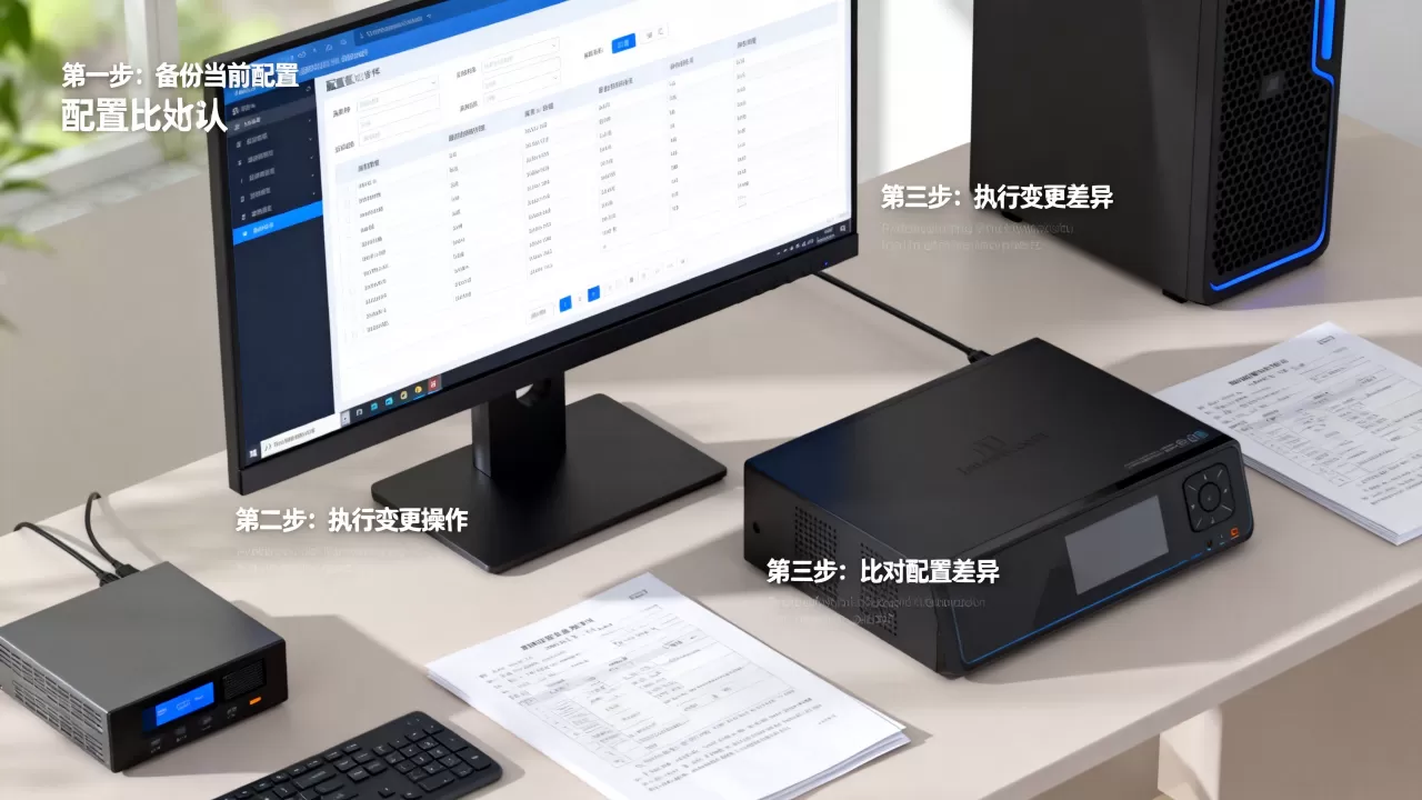 变更操作前后为什么要做配置比对确认?配置比对确认步骤详解 变更操作前后为什么要做配置比对确认?配置比对确认步骤详解