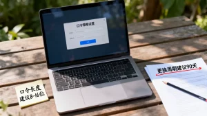 口令策略应包含长度和更换的周期？如何设置口令策略？