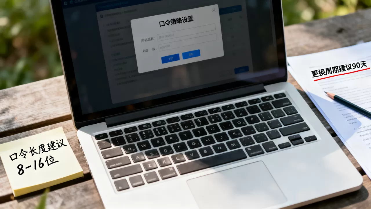 口令策略应包含长度和更换的周期?如何设置口令策略? 口令策略应包含长度和更换的周期?如何设置口令策略?