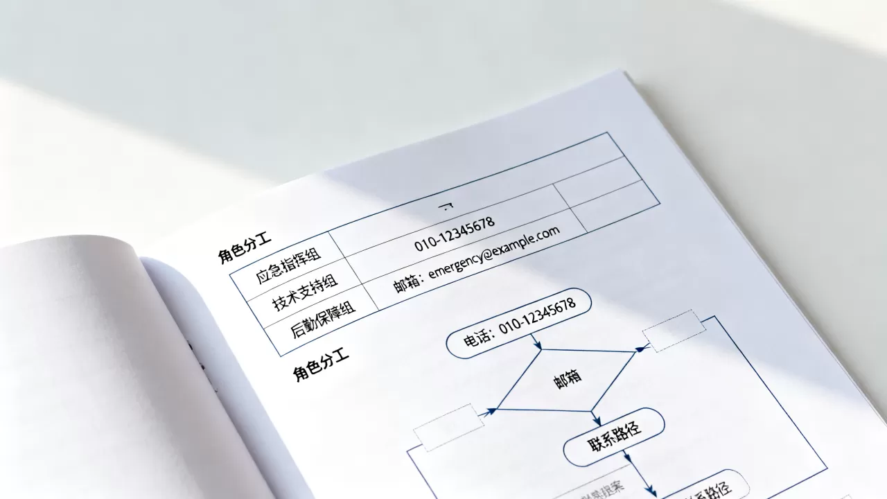 应急响应预案如何写清角色与联系路径？，应急预案角色分工怎么写