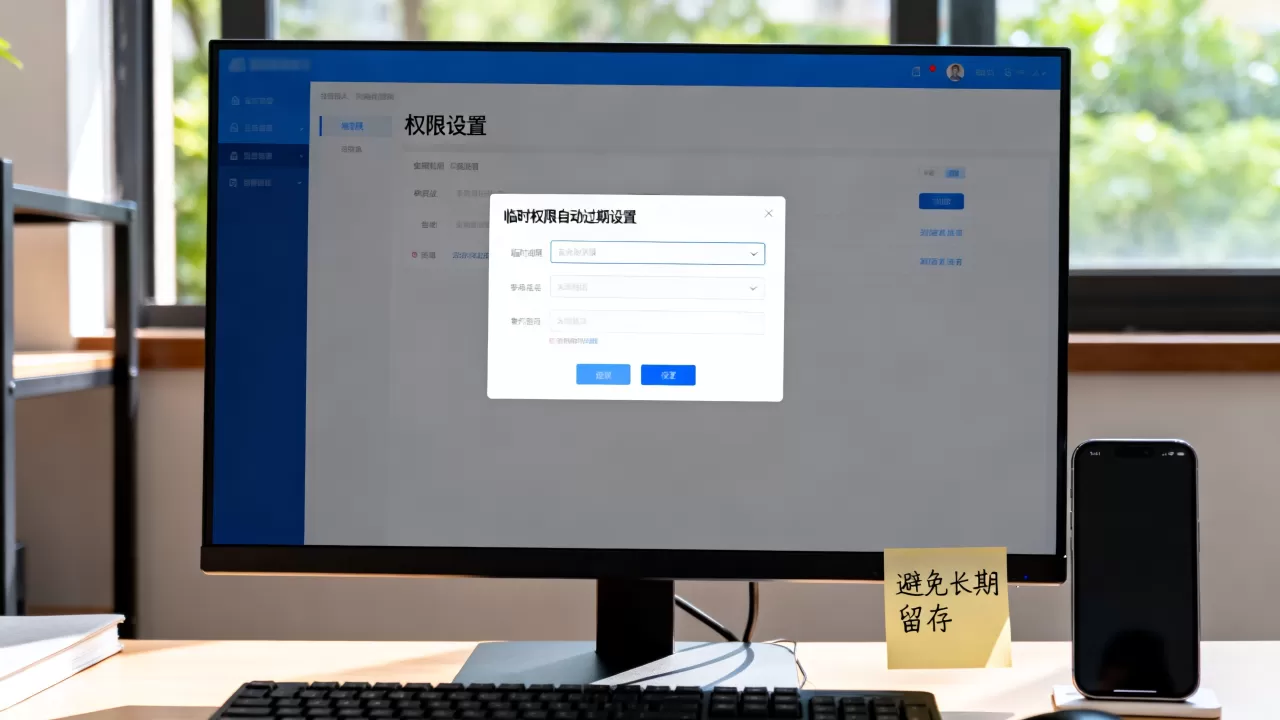 临时权限应设置自动过期避免长期留存吗，临时权限自动过期怎么设置？