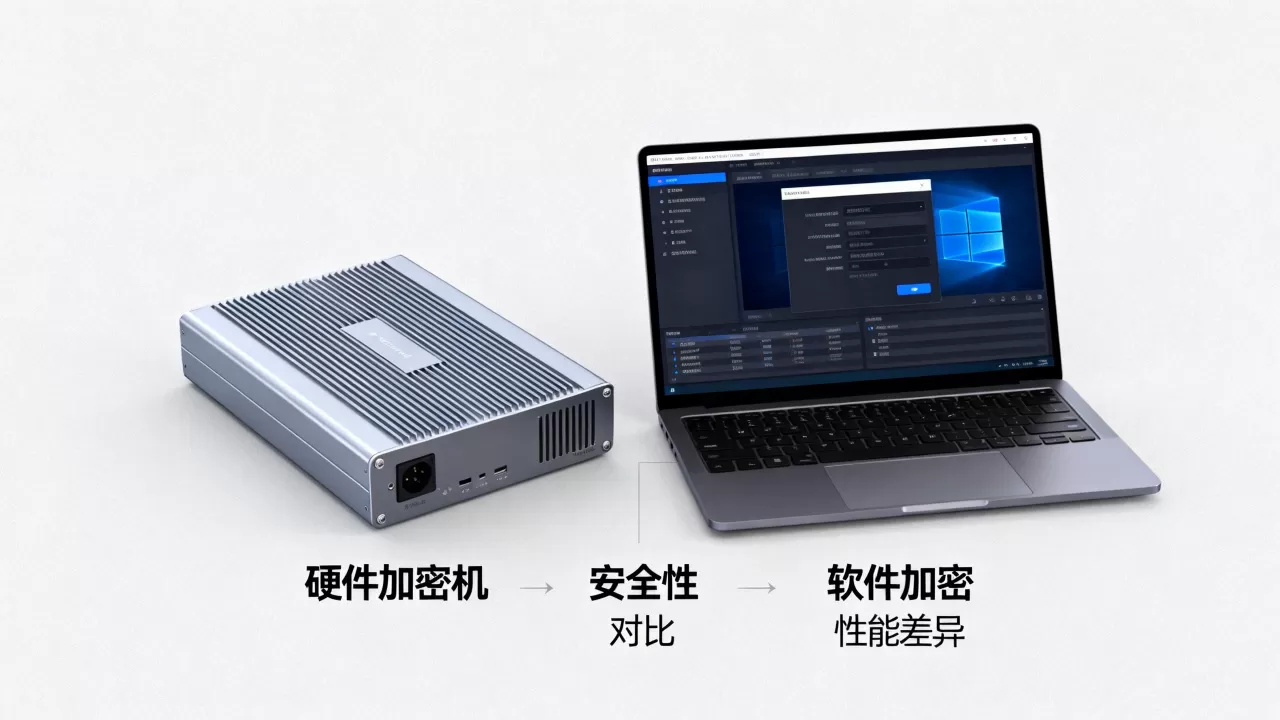 使用硬件加密机还是软件加密要权衡什么？硬件加密机和软件加密的区别
