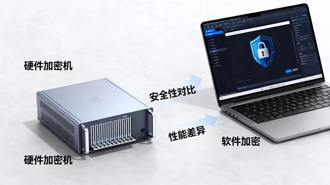 使用硬件加密机还是软件加密要权衡什么？硬件加密机和软件加密的区别