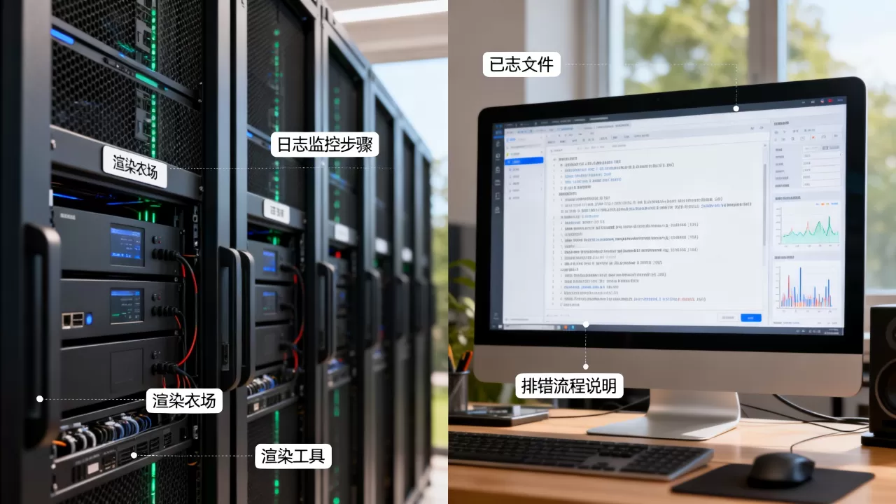 渲染农场日志监控与排错的标准流程是什么？日志分析怎么做？