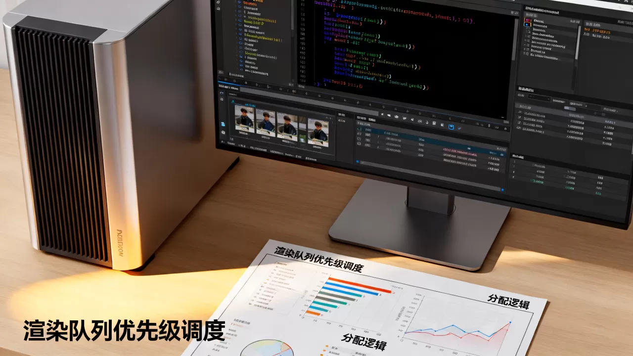 渲染队列优先级调度的分配逻辑是什么？渲染队列优先级如何分配