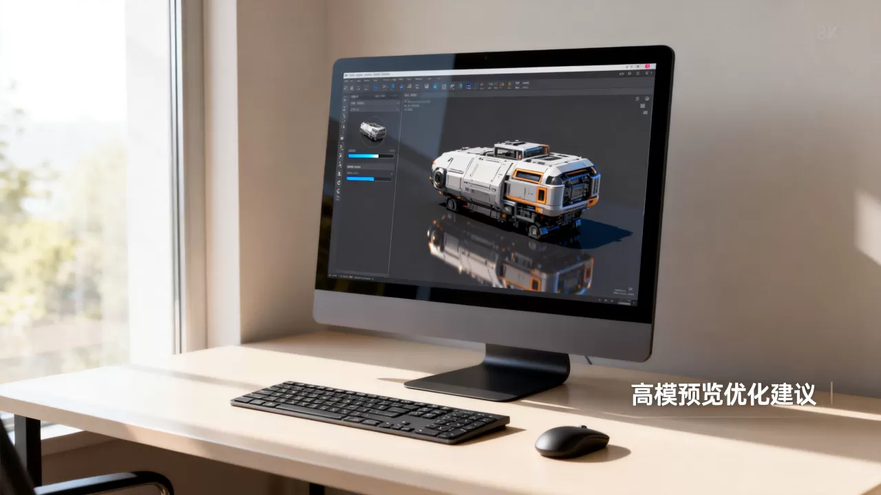 远程工作站预览高模卡顿怎么办，远程工作站高模预览响应速度慢