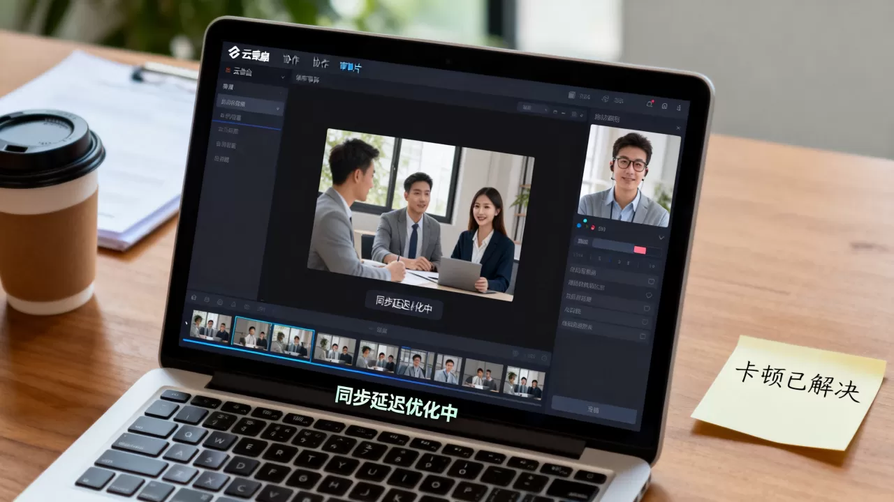 云桌面协作审片画面同步延迟怎么解决，远程审片卡顿优化技巧