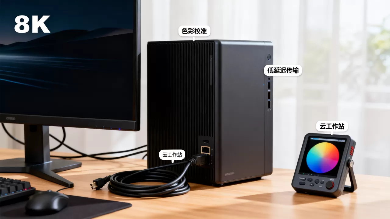 云工作站色彩准确吗？低延迟显示如何实现，云工作站色彩准确低延迟方案