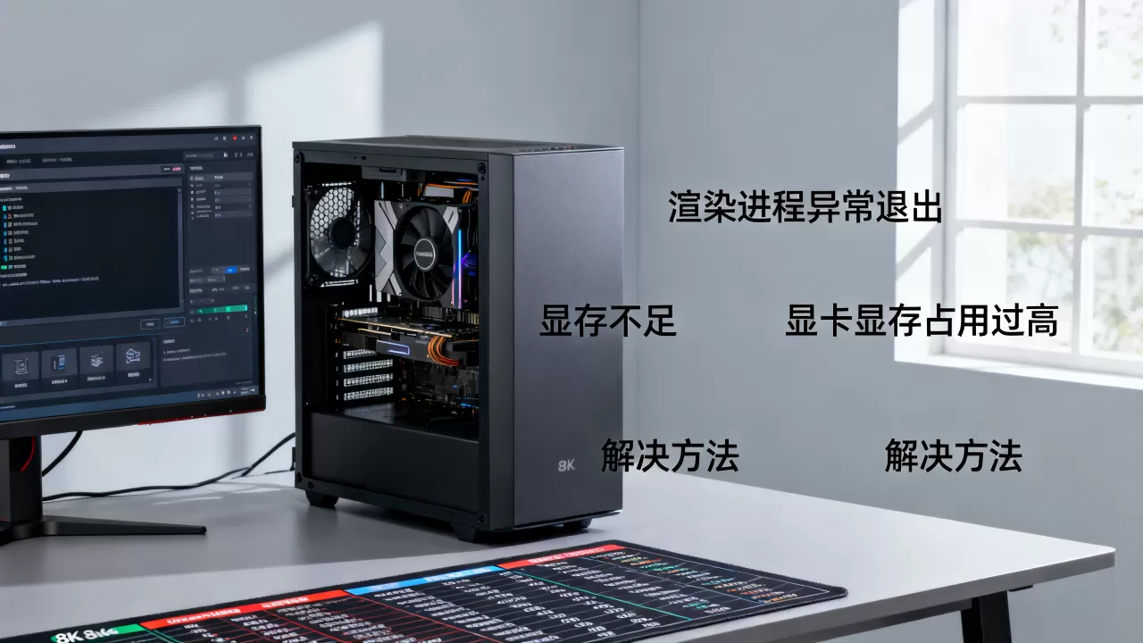渲染进程异常退出与显存不足有关吗,显卡显存占用过高怎么解决 渲染进程异常退出与显存不足有关吗,显卡显存占用过高怎么解决
