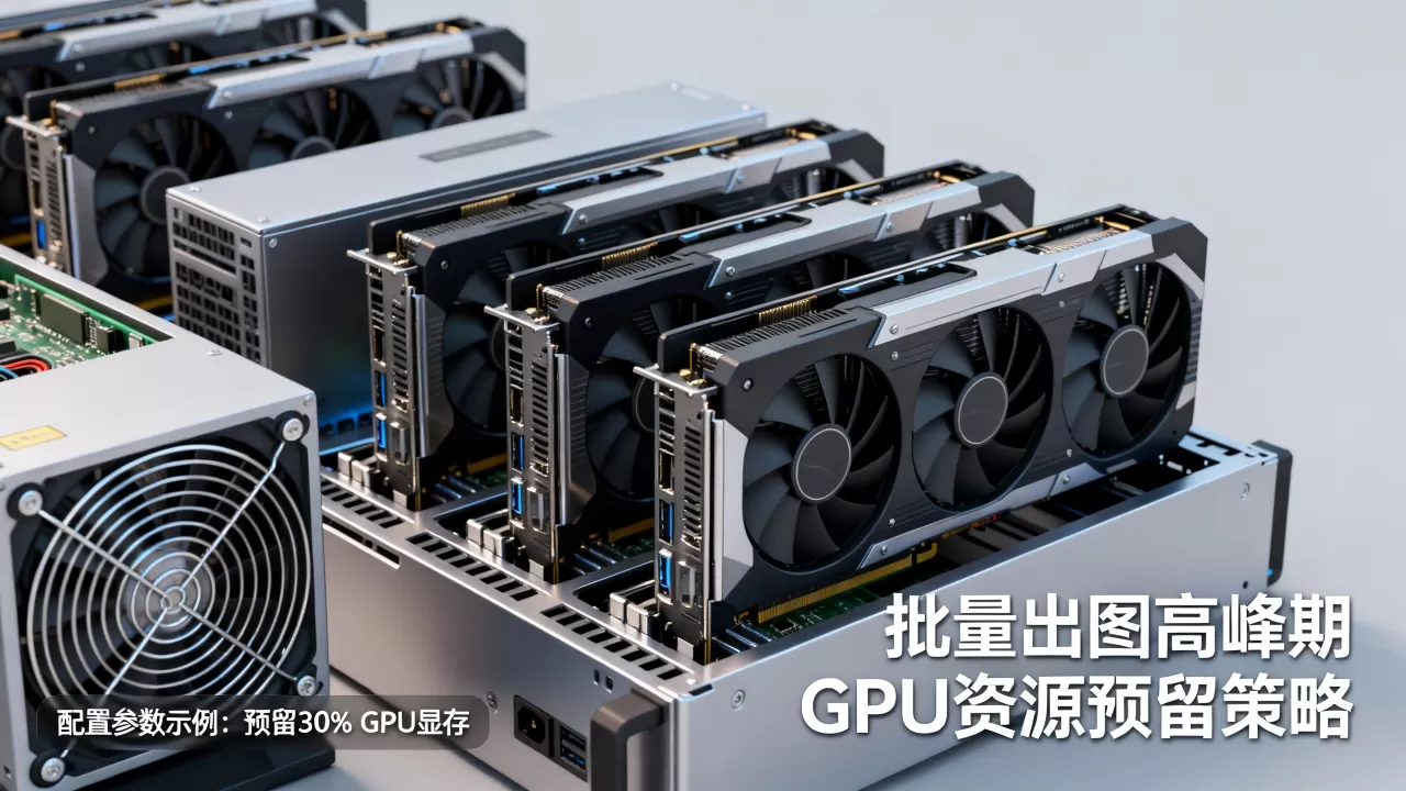 批量出图高峰期如何预留GPU资源？GPU资源预留多少合适，怎么配置