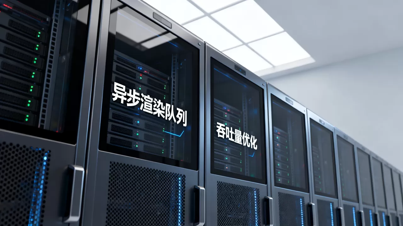 渲染农场异步渲染队列吞吐量如何提升？，渲染农场异步渲染优化