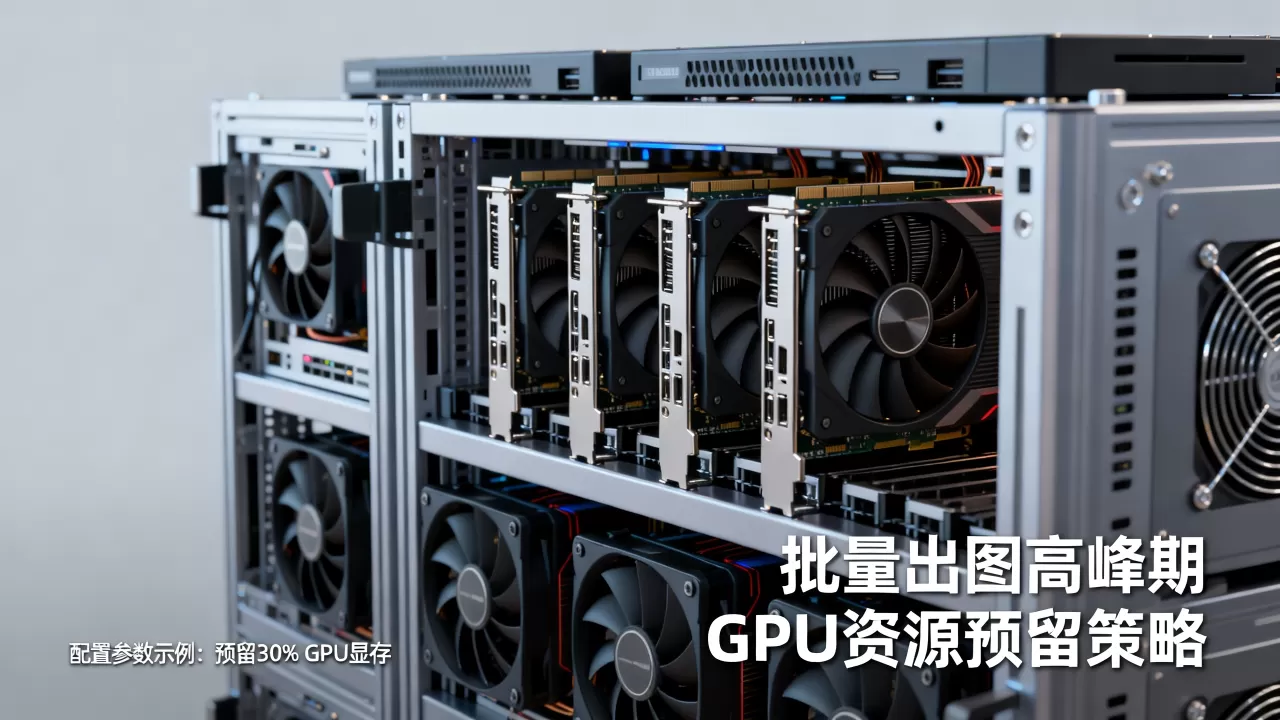 批量出图高峰期如何预留GPU资源？GPU资源预留多少合适，怎么配置