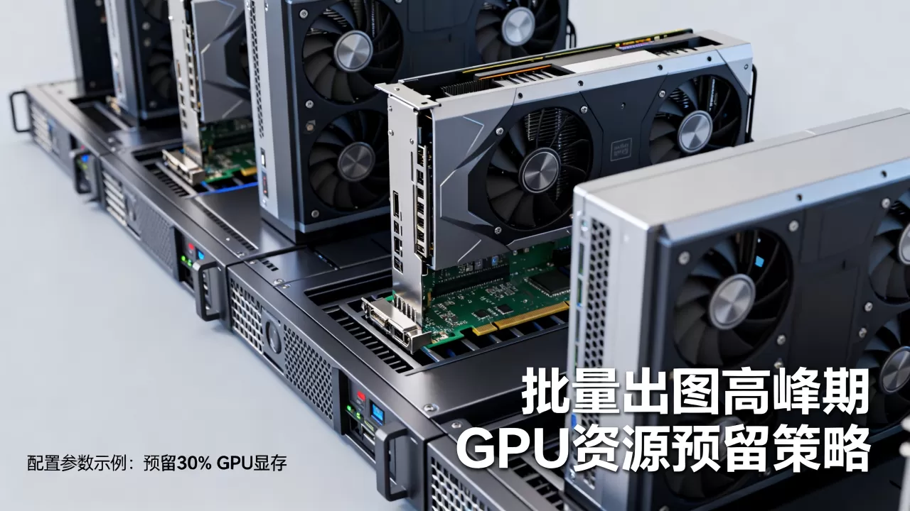 批量出图高峰期如何预留GPU资源？GPU资源预留多少合适，怎么配置