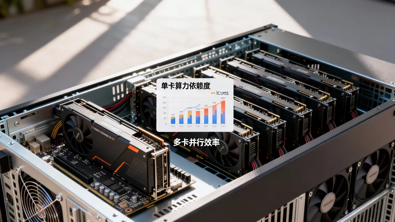 离线批渲染对单卡算力依赖有多高，多卡并行能否替代单卡算力？