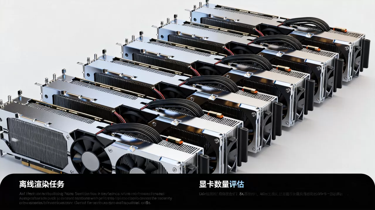 离线渲染任务需要几张显卡?显卡数量怎么评估最准确 离线渲染任务需要几张显卡?显卡数量怎么评估最准确