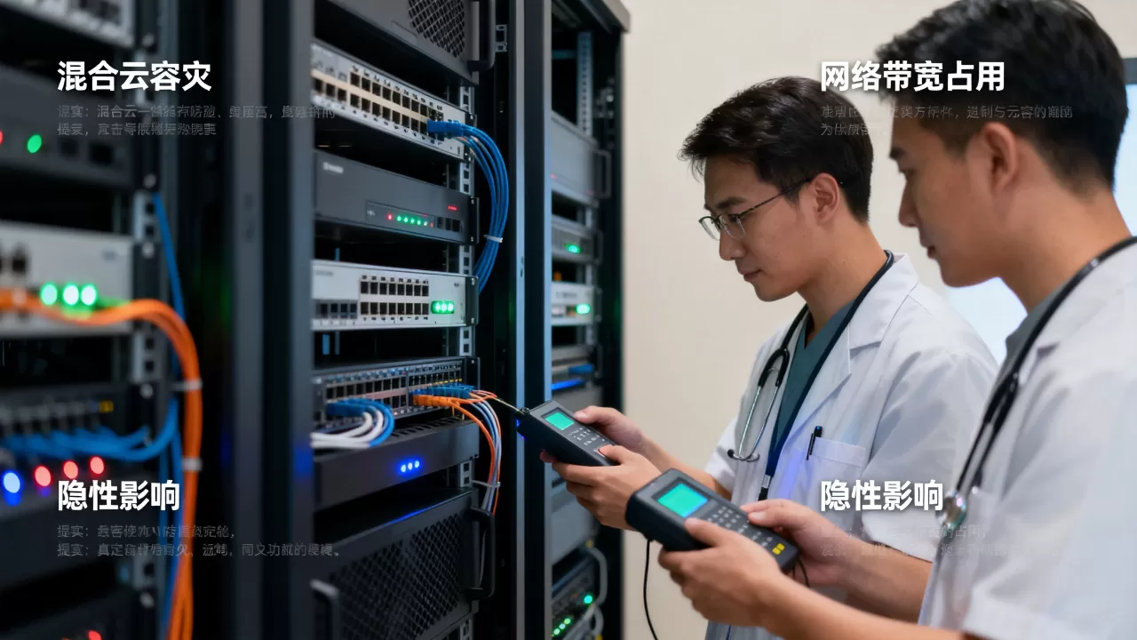 医院混合云容灾为何隐性占用网络带宽？云容灾带宽影响有哪些