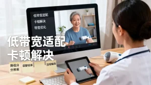 远程康复指导视频如何适配低带宽？视频卡顿怎么解决，带宽不足优化方法