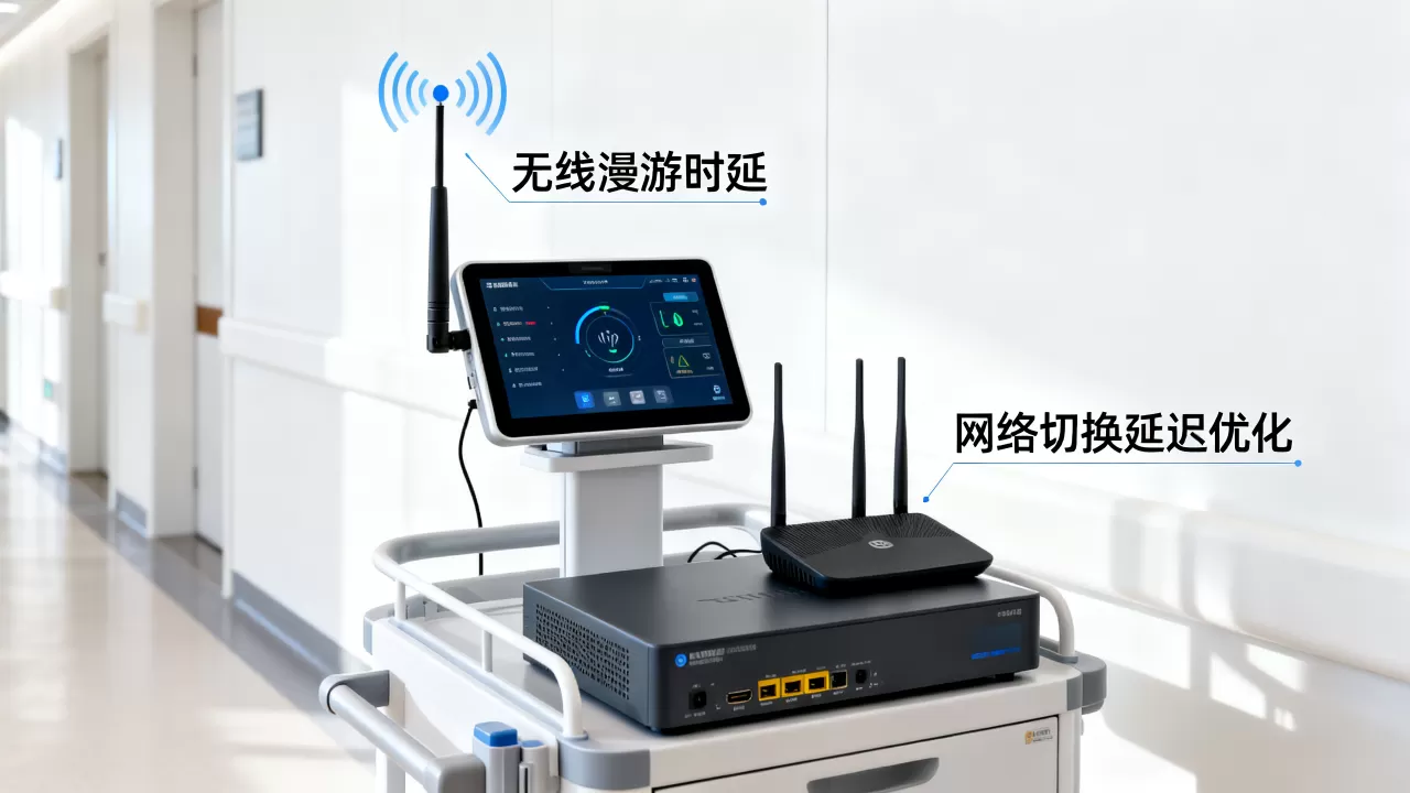 医疗移动推车终端无线漫游时延高怎么办,如何优化网络切换延迟 医疗移动推车终端无线漫游时延高怎么办,如何优化网络切换延迟