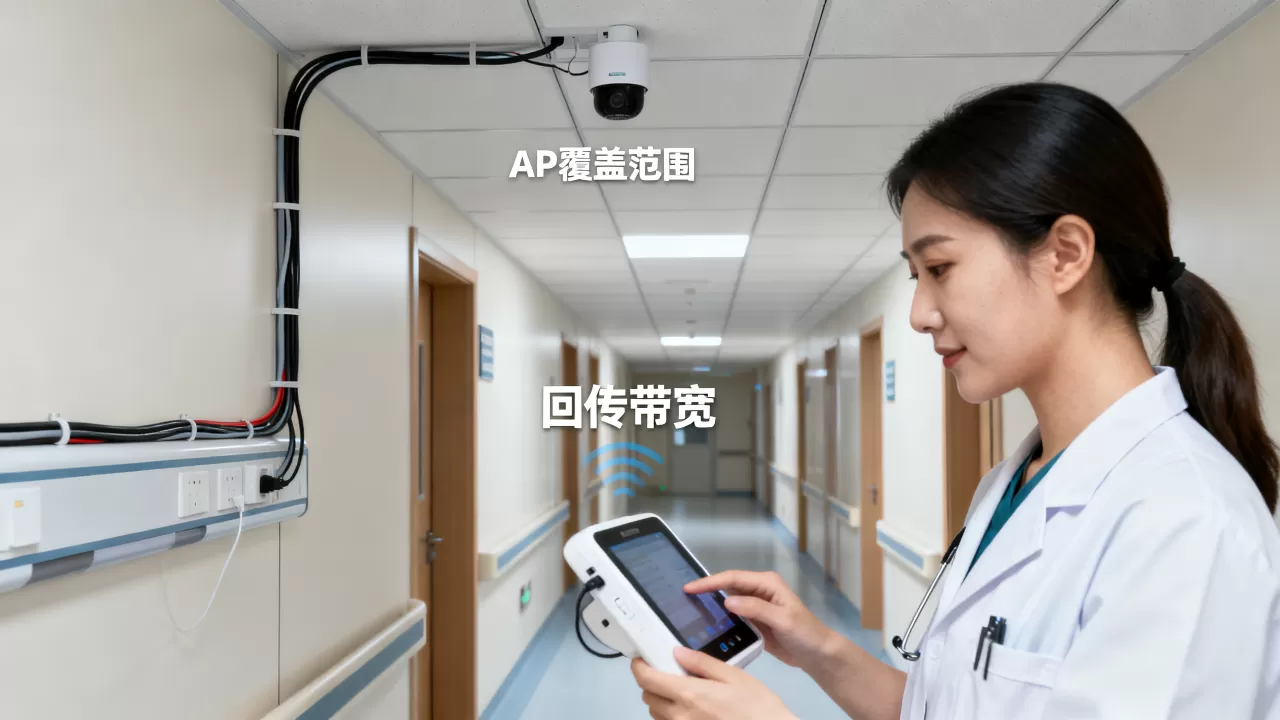 院内无线查房对AP覆盖与回传带宽的要求 院内无线查房对AP覆盖与回传带宽的要求