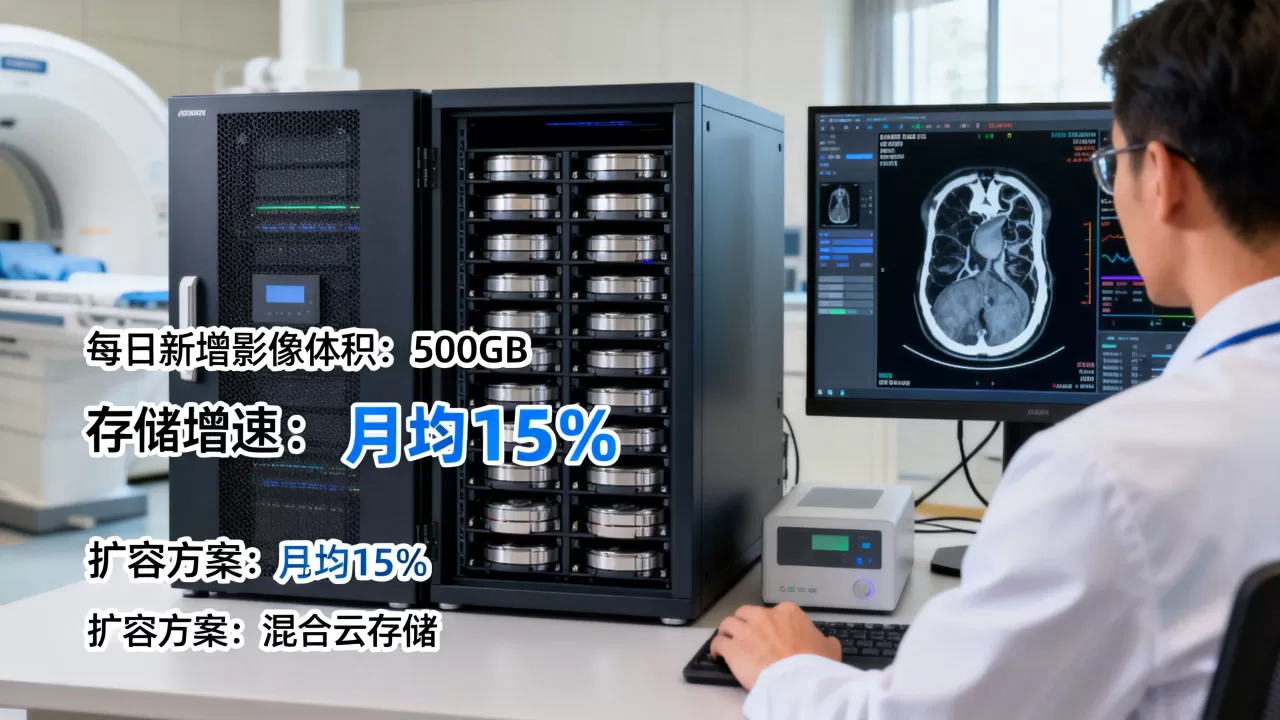 放射科每日新增影像体积有多大,存储增速如何评估,扩容方案怎么选? 放射科每日新增影像体积有多大,存储增速如何评估,扩容方案怎么选?