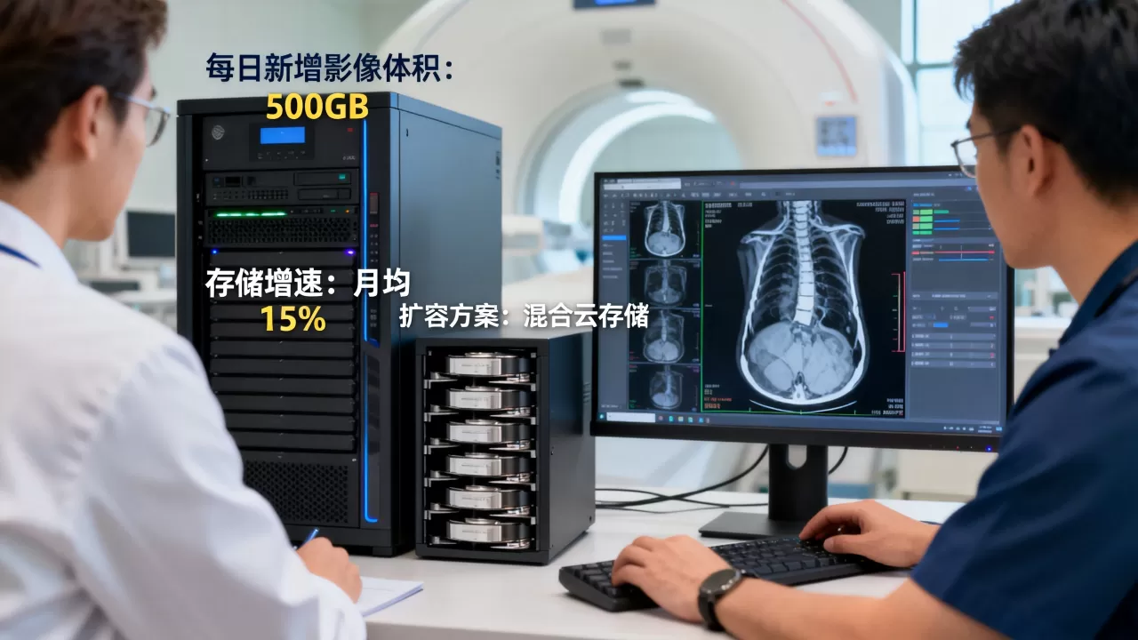 放射科每日新增影像体积有多大,存储增速如何评估,扩容方案怎么选? 放射科每日新增影像体积有多大,存储增速如何评估,扩容方案怎么选?