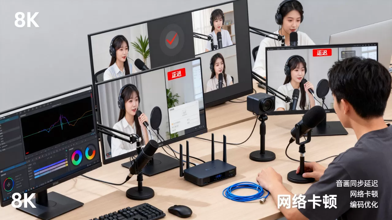多人连麦直播音画同步难在哪，如何解决延迟卡顿？