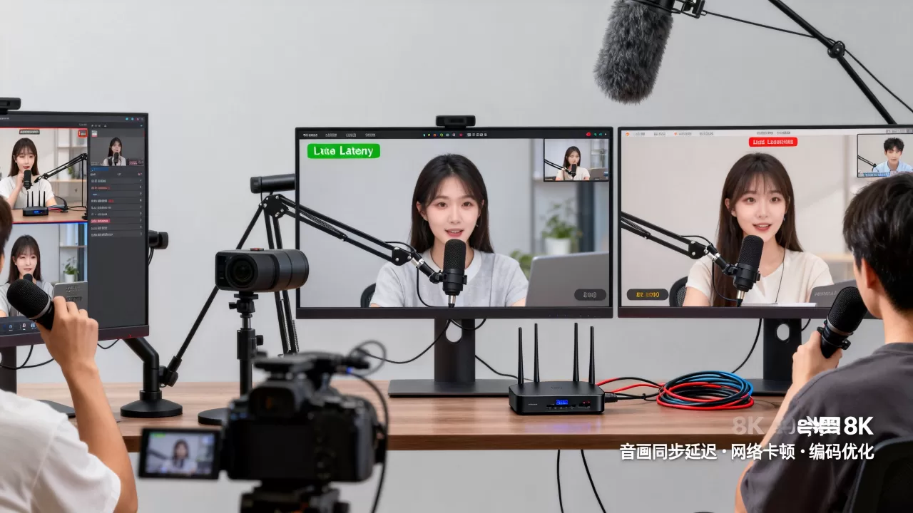 多人连麦直播音画同步难在哪，如何解决延迟卡顿？