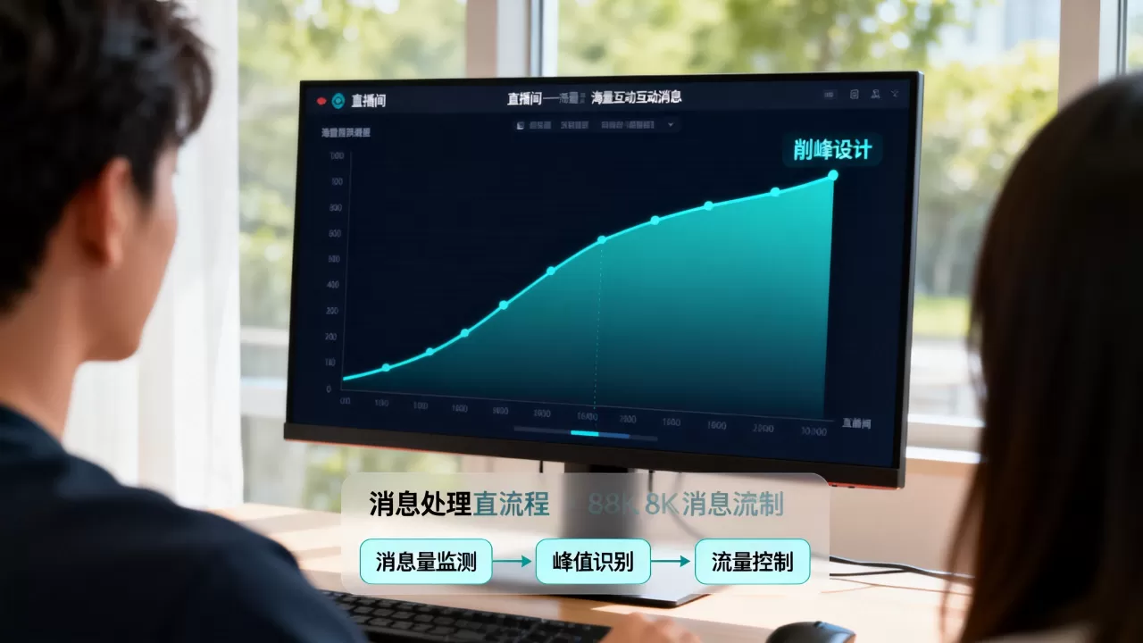 直播间海量互动消息的削峰设计 直播间海量互动消息的削峰设计