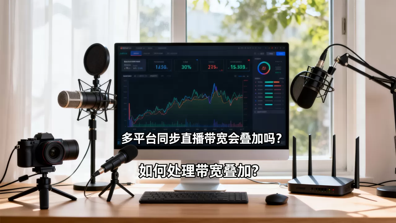 多平台同步直播带来的带宽会叠加吗，怎么办？