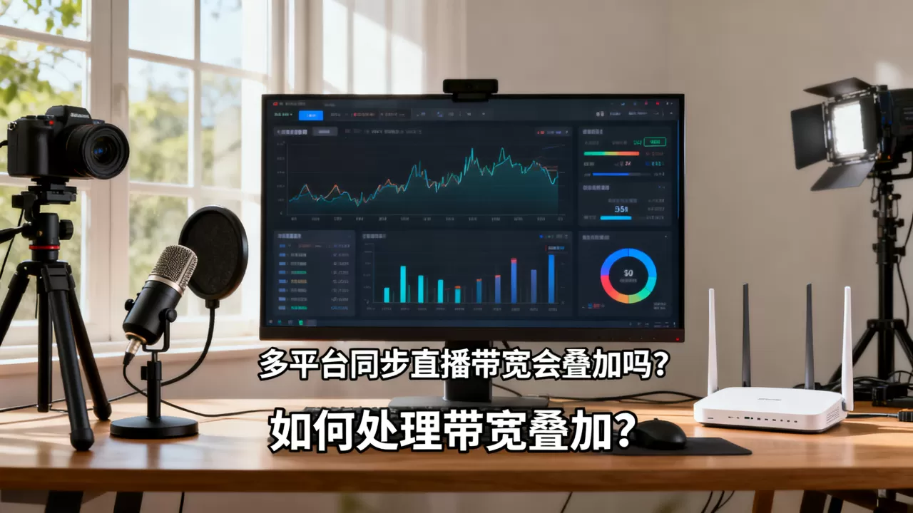 多平台同步直播带来的带宽会叠加吗，怎么办？
