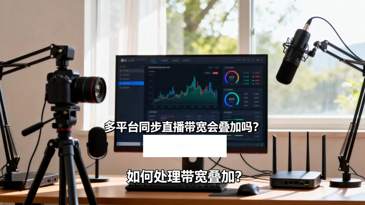 多平台同步直播带来的带宽会叠加吗，怎么办？