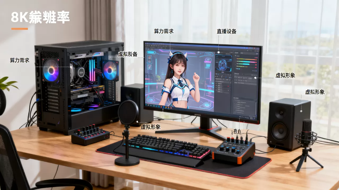 虚拟主播直播对算力有什么特殊要求?虚拟主播直播算力需求 虚拟主播直播对算力有什么特殊要求?虚拟主播直播算力需求