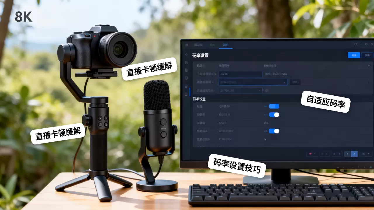 自适应码率怎样有效缓解直播卡顿,直播不卡顿的码率设置技巧 自适应码率怎样有效缓解直播卡顿,直播不卡顿的码率设置技巧