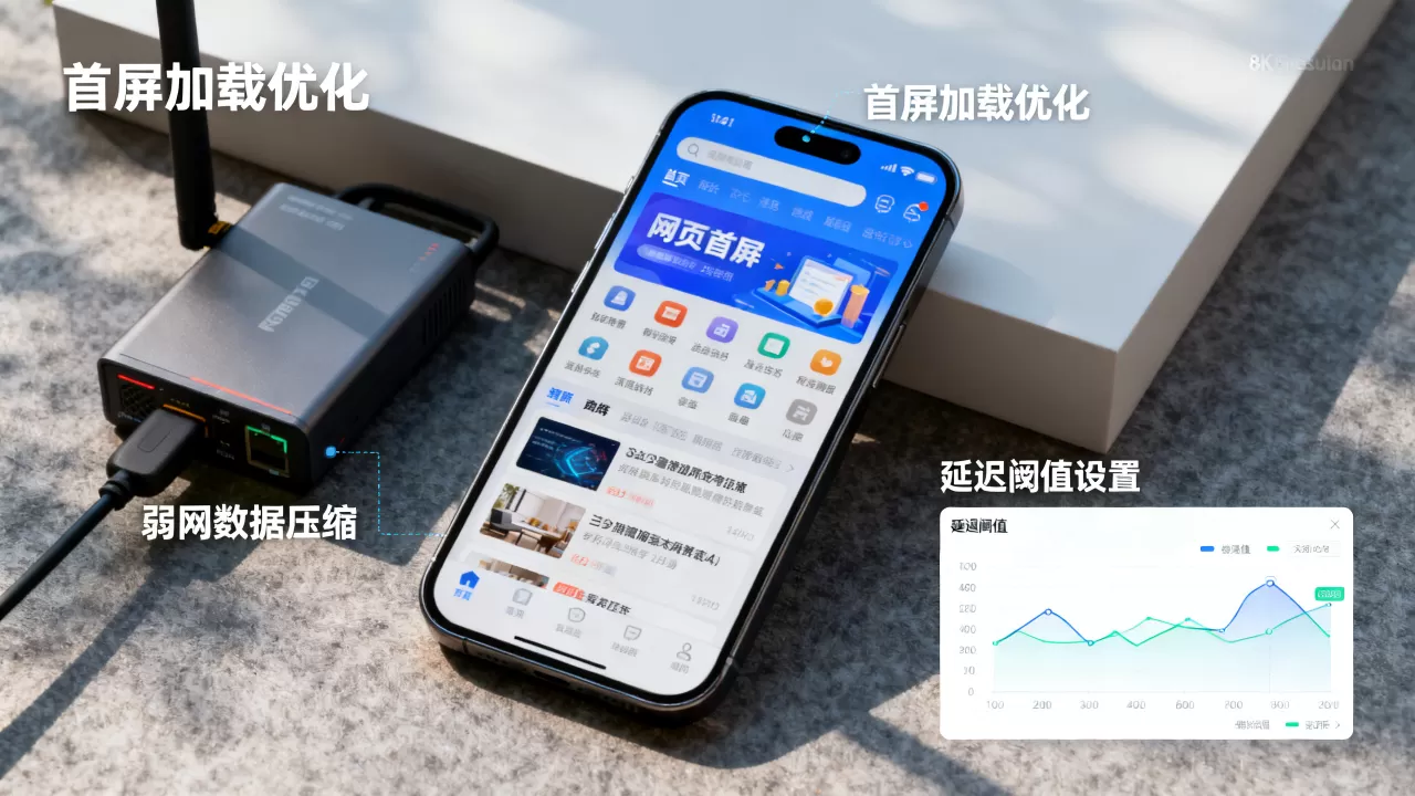 弱网下如何保证首屏秒开？弱网优化技巧有哪些？
