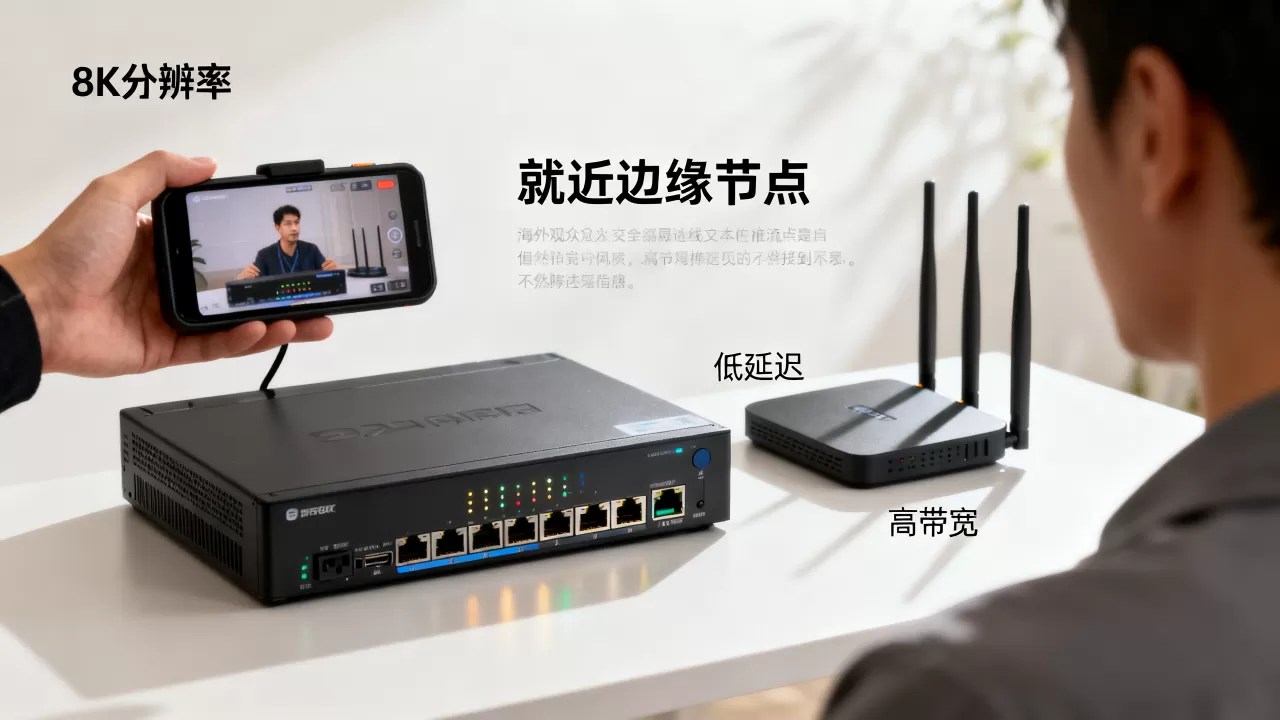 海外观众推流为什么要优先选择就近边缘节点，有哪些优势？