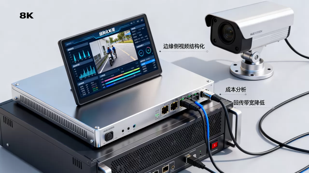 边缘侧做视频结构化降低回传带宽的实践，怎么减少回传带宽，边缘视频结构化的成本高吗