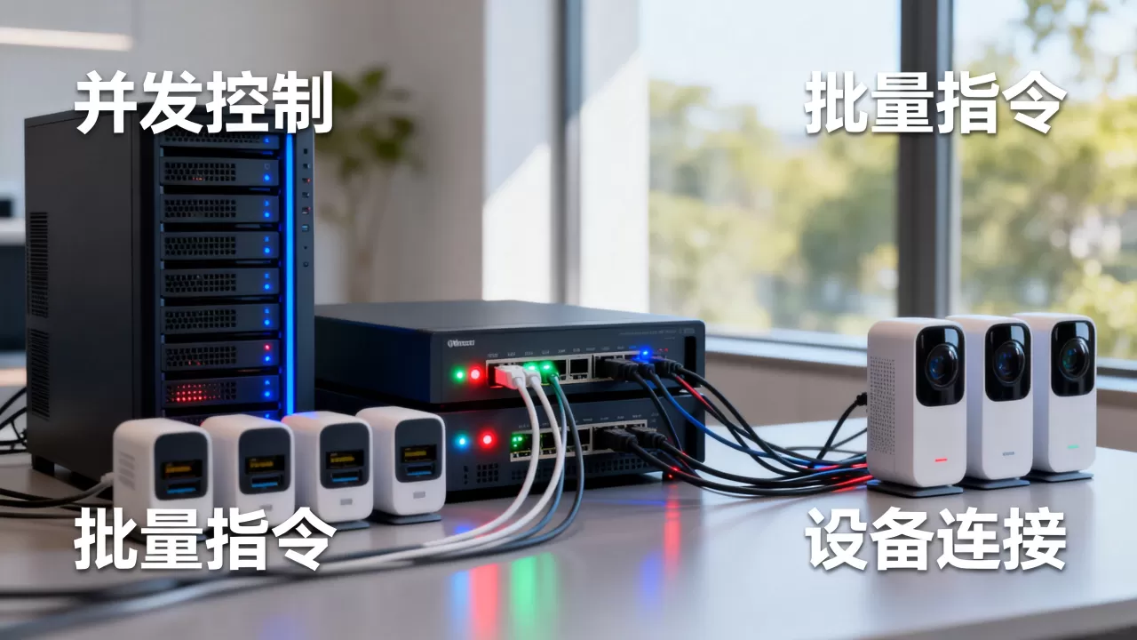 物联网设备批量指令下发时如何做好并发控制，并发控制方法