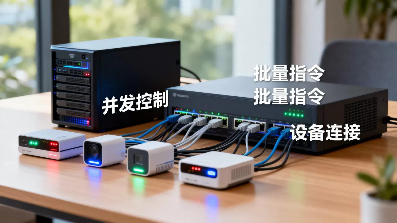 物联网设备批量指令下发时如何做好并发控制，并发控制方法