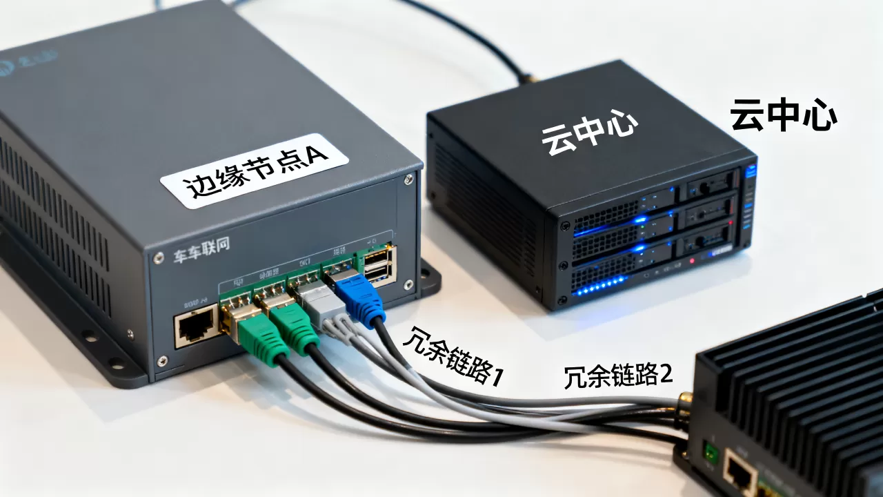 车联网边缘节点与云中心的链路冗余方案怎么做？，车联网边缘节点链路冗余有哪些方案？