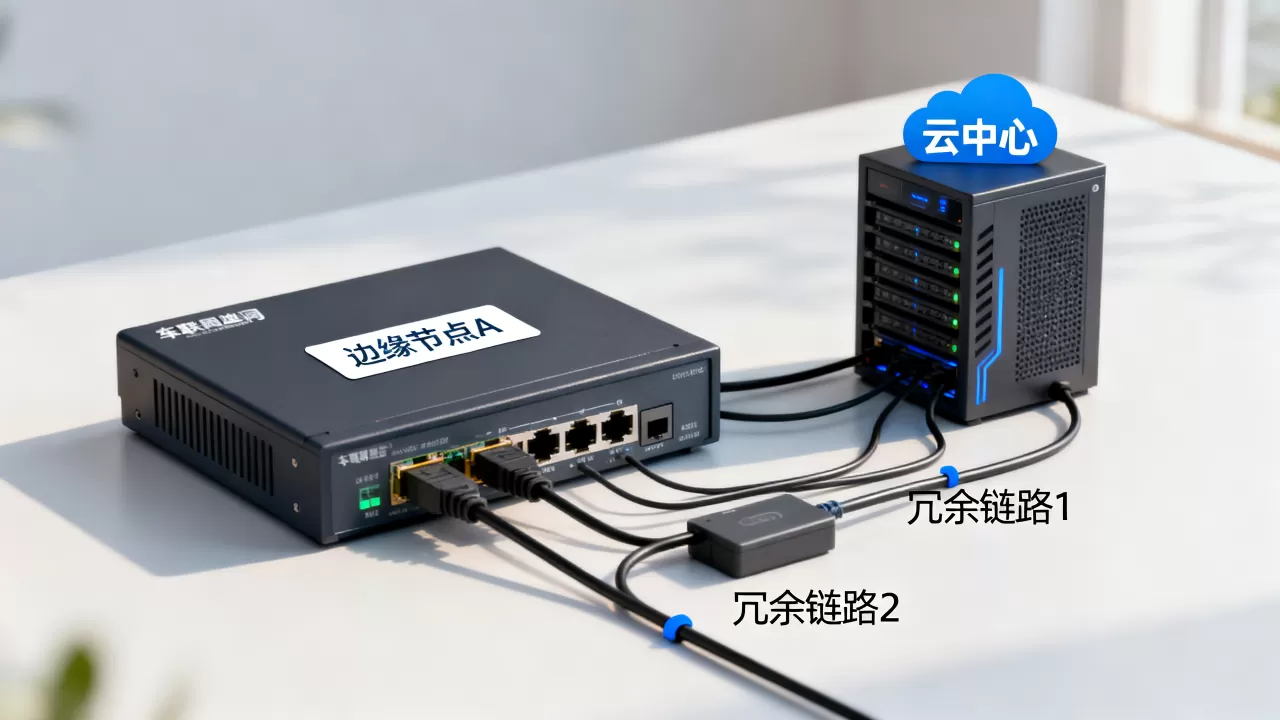 车联网边缘节点与云中心的链路冗余方案怎么做？，车联网边缘节点链路冗余有哪些方案？