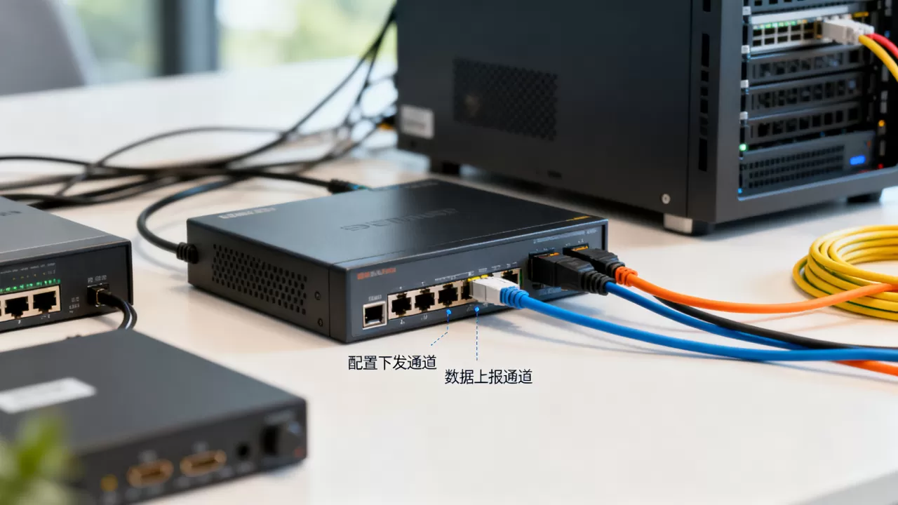 配置下发通道与数据上报通道怎么分离？，如何分离配置下发通道